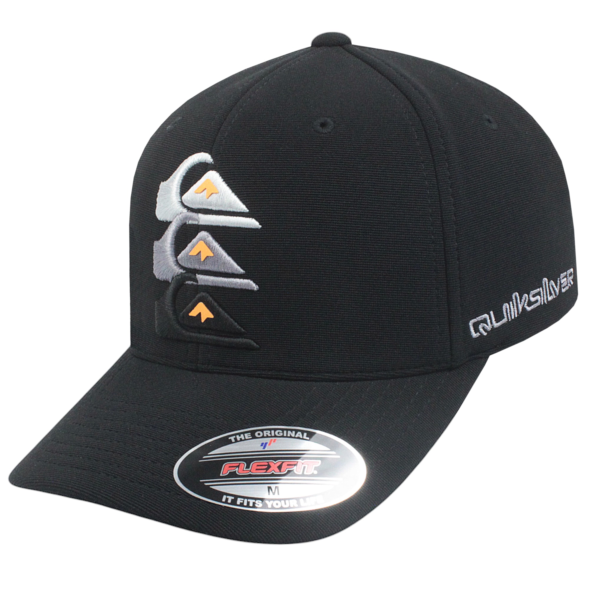 Boné Quiksilver Textured High Logo Black - Surf Alive