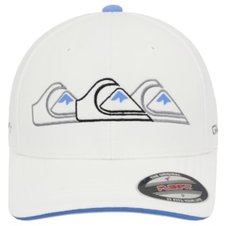 Boné Quiksilver Emb Three Logo Branco