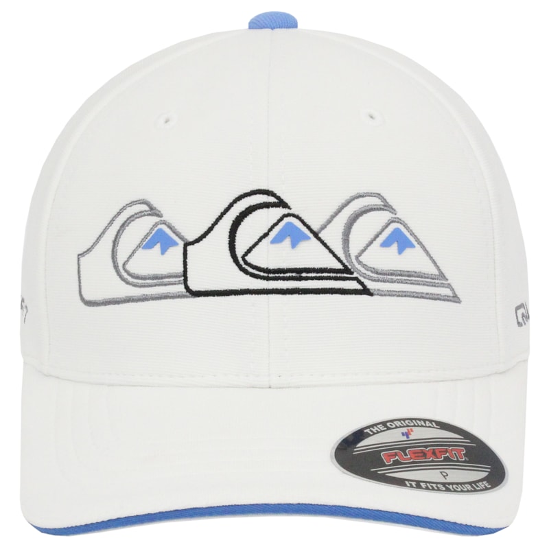 Boné Quiksilver Emb Three Logo Branco