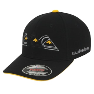 Boné Quiksilver Emb Three Logo Preto