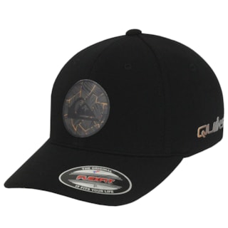 Boné Quiksilver Gradient Logo Natgeo Preto