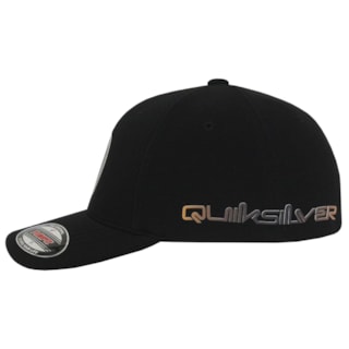 Boné Quiksilver Gradient Logo Natgeo Preto