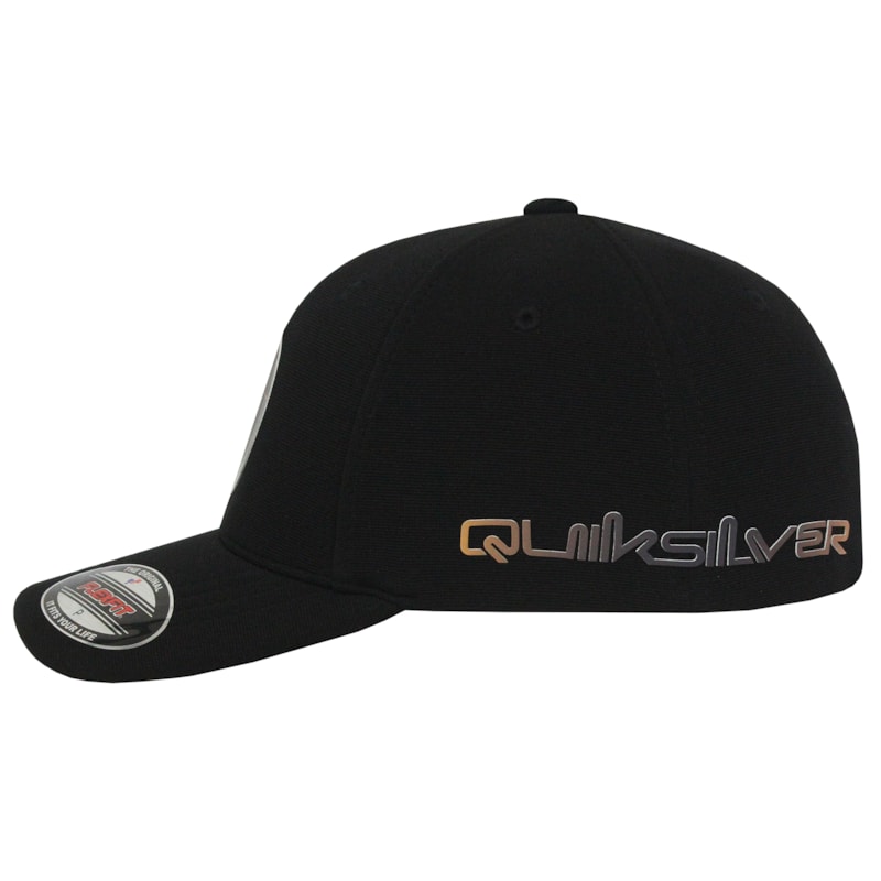 Boné Quiksilver Gradient Logo Natgeo Preto