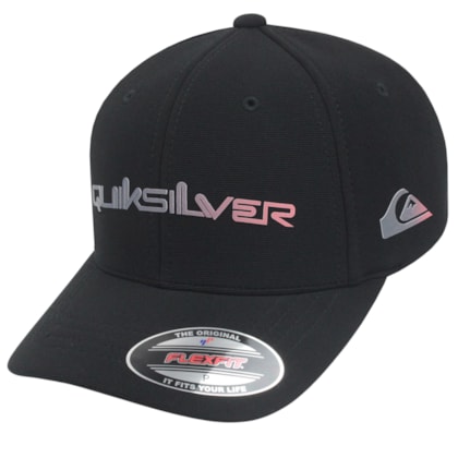 Boné Quiksilver Gradient Type New Wave Black