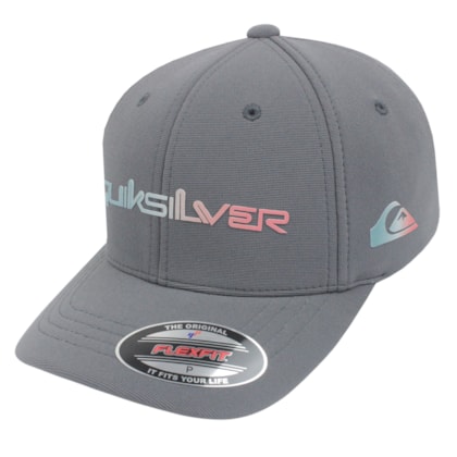 Boné Quiksilver Gradient Type New Wave Dark Grey