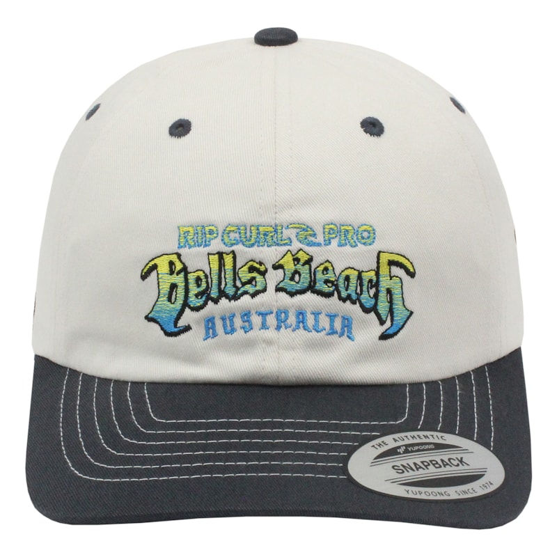 Boné Rip Curl Bells Beach Pro Washed Black Bone Importado