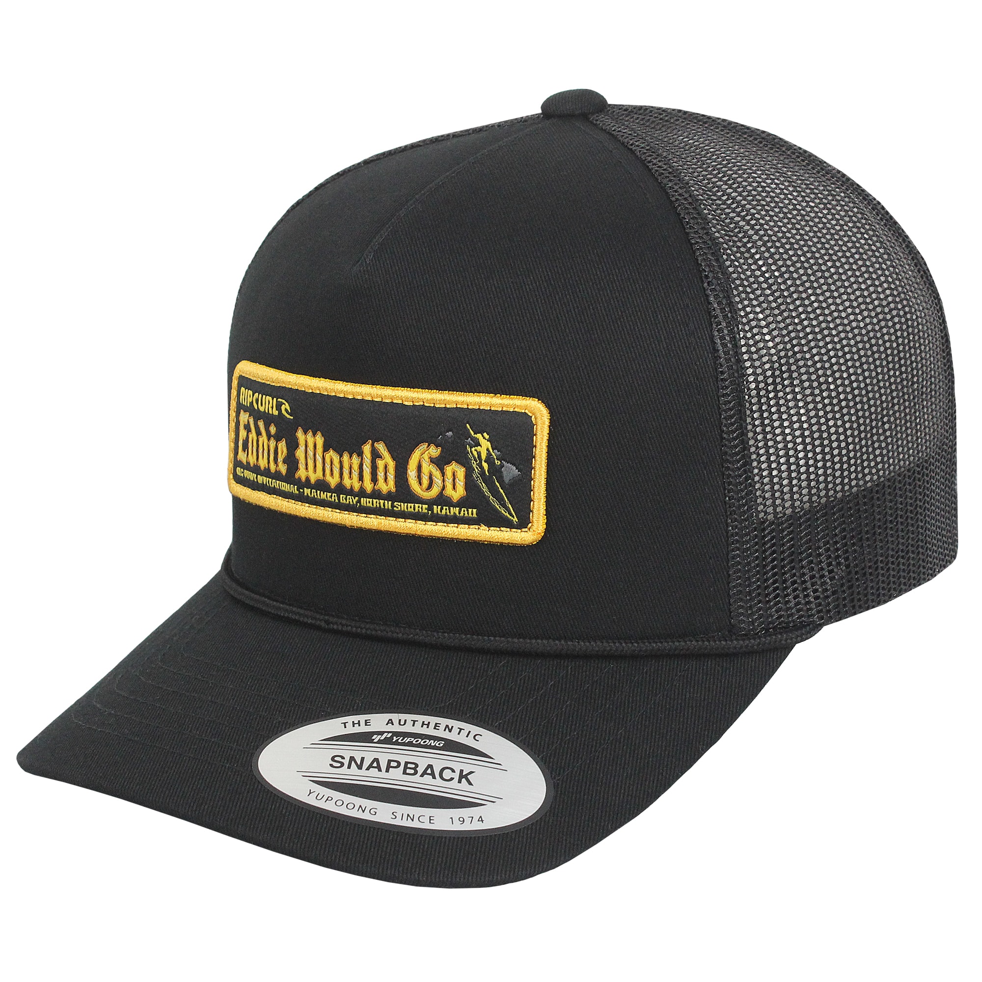 Boné Rip Curl Eddie Would Go Trucker 25 Black Importado