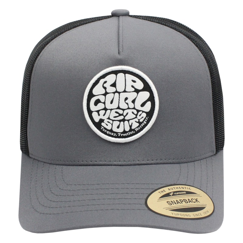 Boné Rip Curl Wetsuit Icon Trucker Black Grey Importado