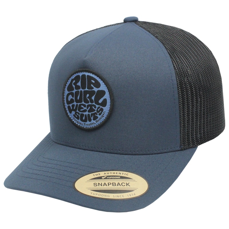 Boné Rip Curl Wetsuit Icon Trucker Black Navy Importado