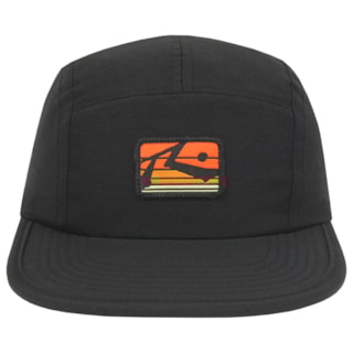 Boné Rusty Five Panel Sunrise Preto