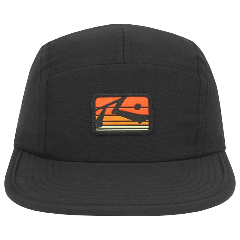 Boné Rusty Five Panel Sunrise Preto