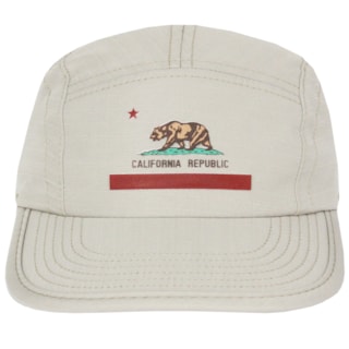 Boné Surf Alive Five Panel California Republic Beige