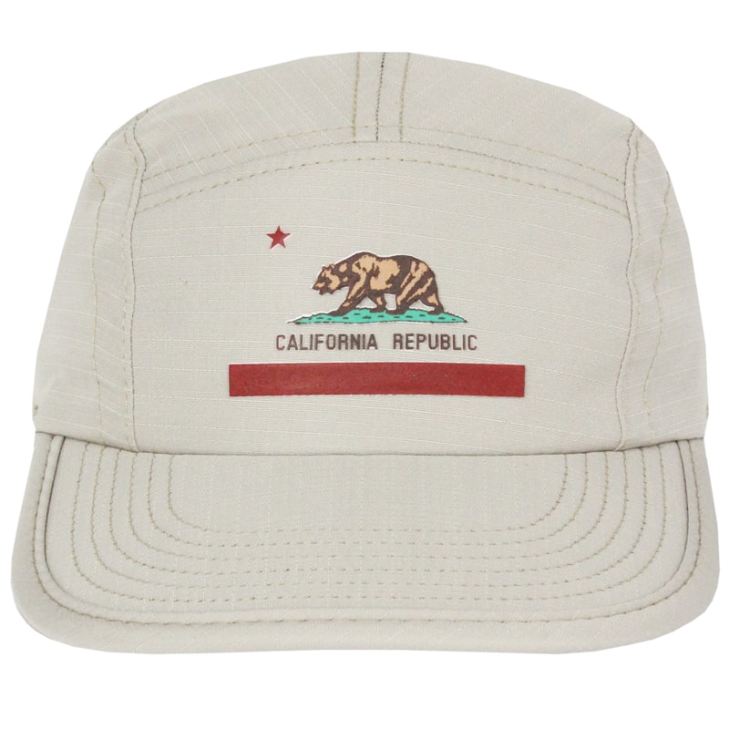 Boné Surf Alive Five Panel California Republic Beige