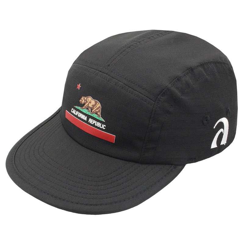 Boné Surf Alive Five Panel California Republic Black