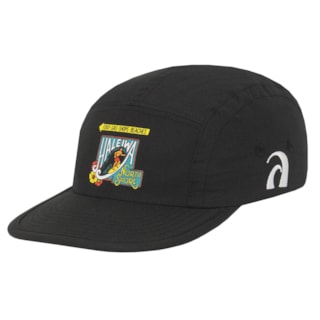 Boné Surf Alive Five Panel Haleiwa Black