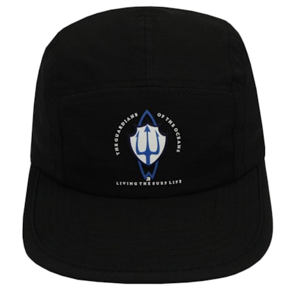 Boné Surf Alive Five Panel The Guardians Of The Oceans Black