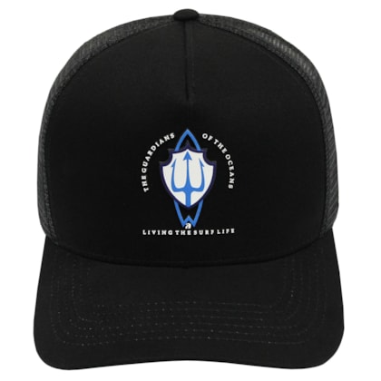 Boné Surf Alive The Guardians Of The Oceans Trucker Black