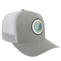 Boné Surf Alive Trucker Waves Cinza
