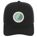 Boné Surf Alive Trucker Waves Preto