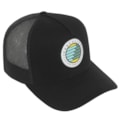 Boné Surf Alive Trucker Waves Preto