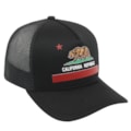Boné Trucker Surf Alive California Republic Preto