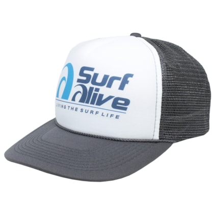 Boné Trucker Surf Alive Charcoal Boné Trucker Surf Alive Charcoal