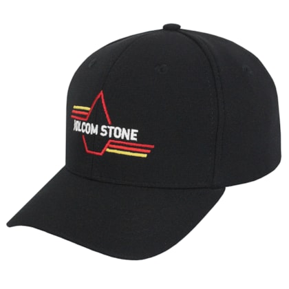 Boné Volcom Stone Tanker Black Boné Volcom Stone Tanker Black