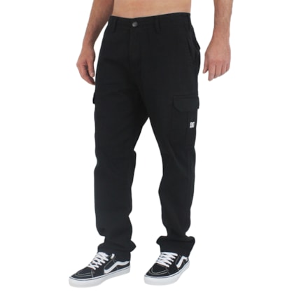 Calça Cargo DC Shoes Worker Preta Calça Cargo DC Shoes Worker Preta