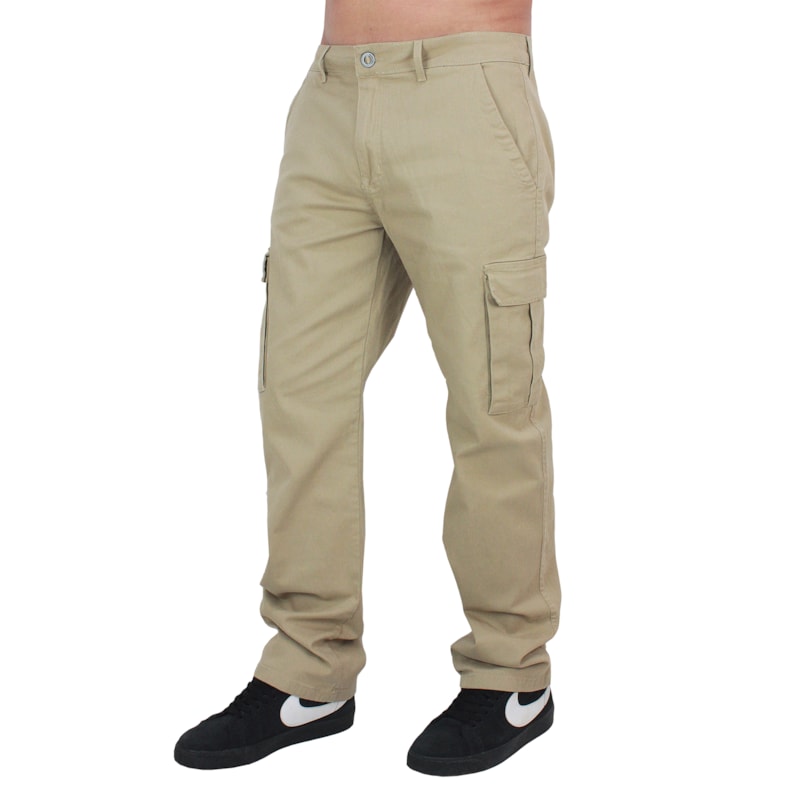 Calça Cargo Volcom Stranger Kaki