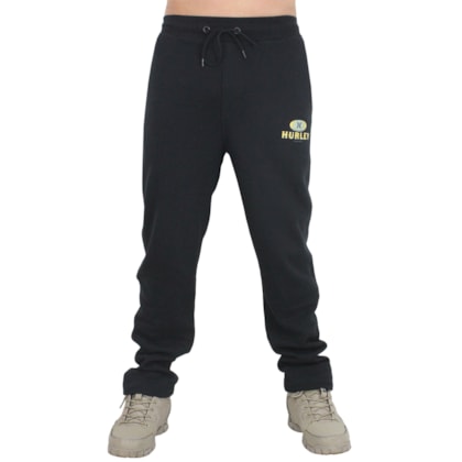 Calça de Moletom Hurley Retro Waves Preta