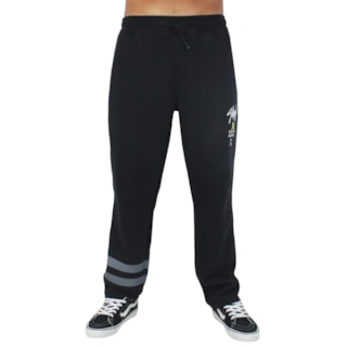 Calça de Moletom Hurley x Shibuya Signature Block Party Black