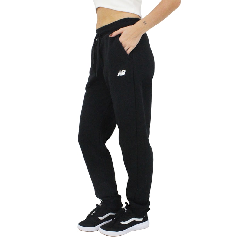 Calça de Moletom New Balance Essentials Basic Black
