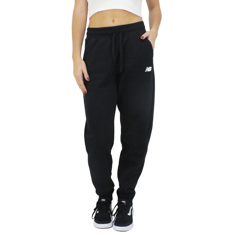 Calça de Moletom New Balance Essentials Basic Black
