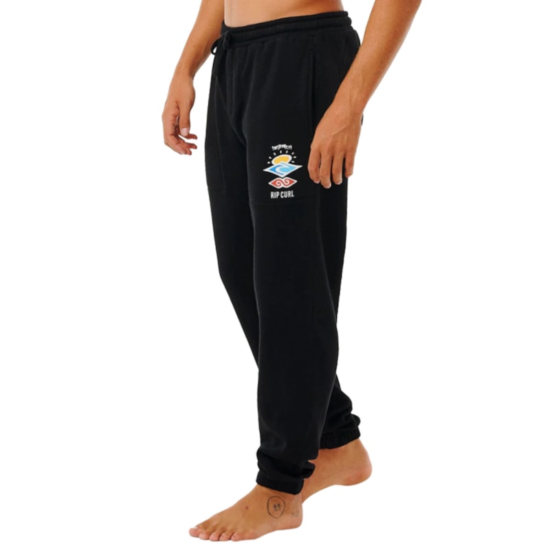 Calça de Moletom Rip Curl Search Icon Black