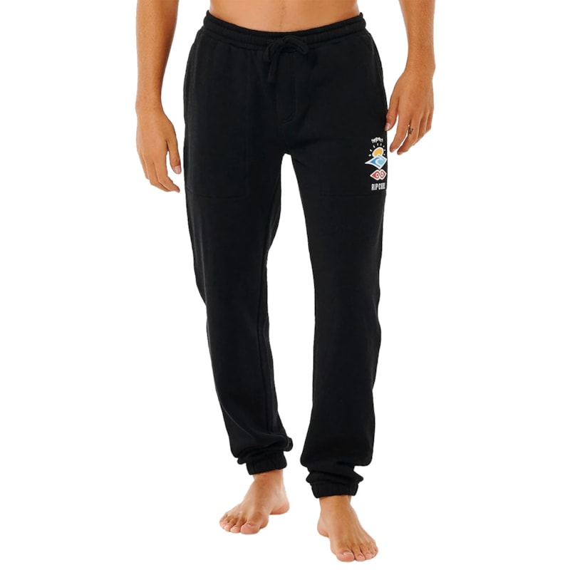 Calça de Moletom Rip Curl Search Icon Black