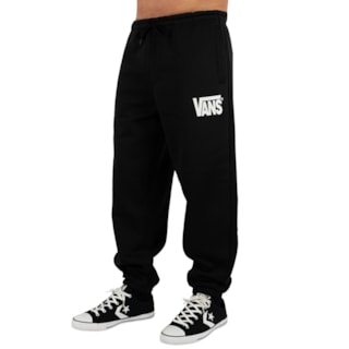 Calça de Moletom Vans Stretch Logo Black