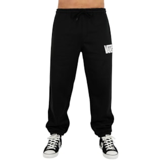 Calça de Moletom Vans Stretch Logo Black