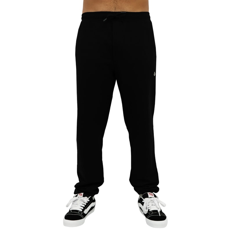 Calça de Moletom Volcom Single Stone Black