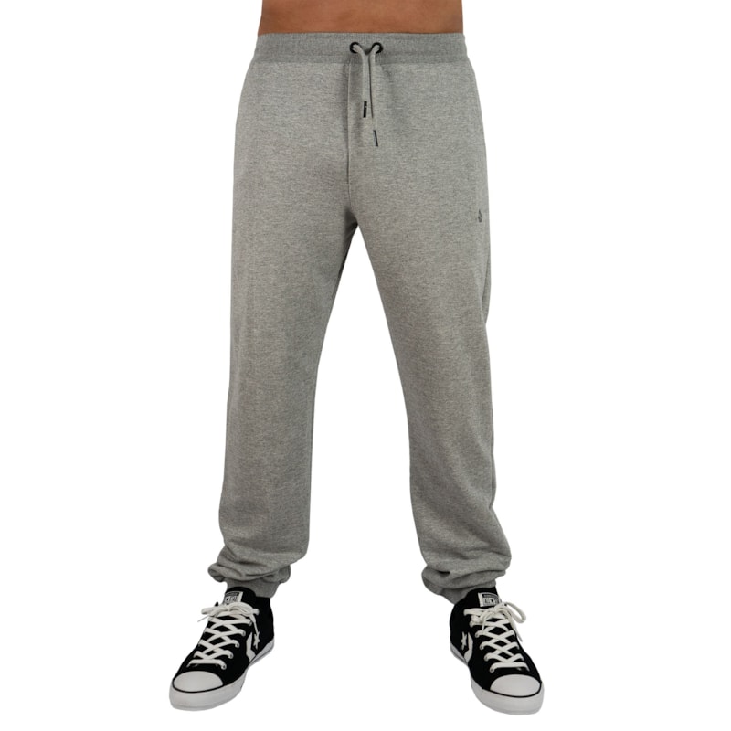 Calça de Moletom Volcom Single Stone Heather Gray