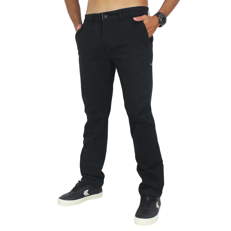 Calça Quiksilver Everyday Chino New Preta