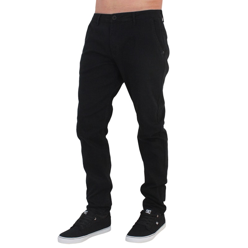 Calça Rip Curl Chino Pant Black Surf Alive