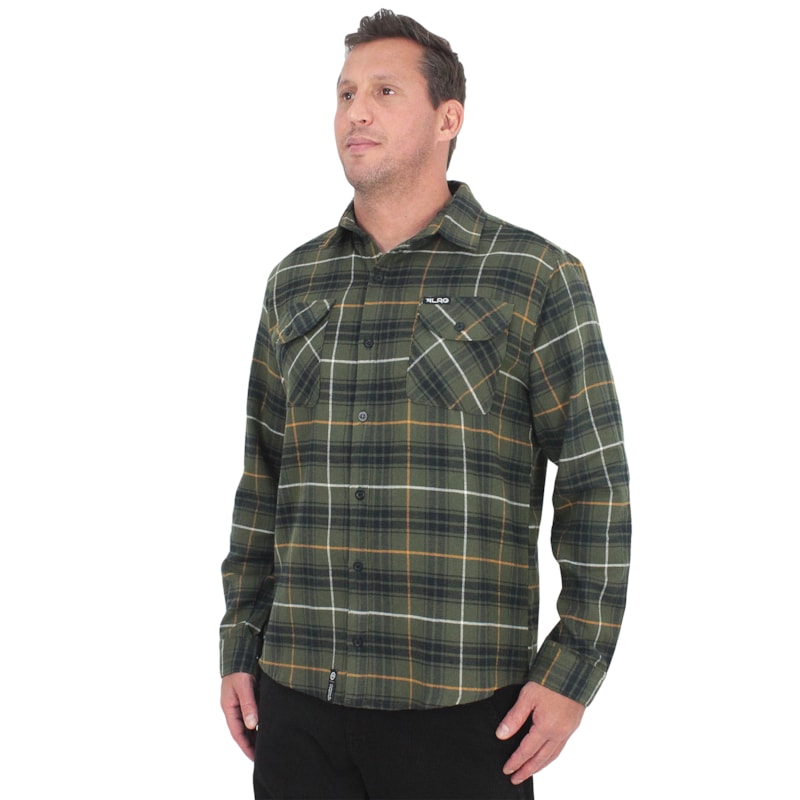 Camisa LRG Deep Vision Flannel Verde