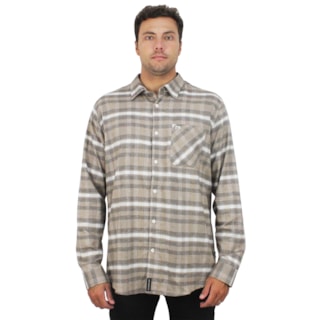 Camisa Quiksilver Calling Marrom
