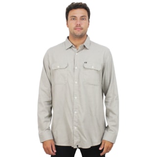 Camisa Quiksilver Lyall Areia