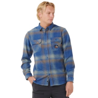 Camisa Rip Curl Search Wool Light Navy Importada
