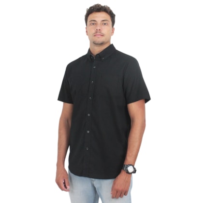 Camisa Volcom Everett New Black Camisa Volcom Everett New Black