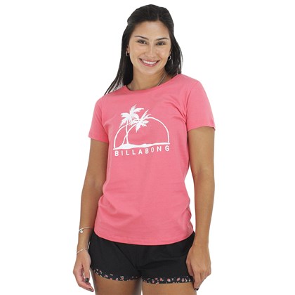 Camiseta Billabong Palm Horizon Pink