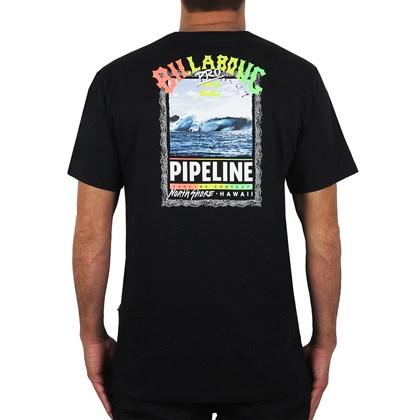 Camiseta Billabong Pipeline Poster Black