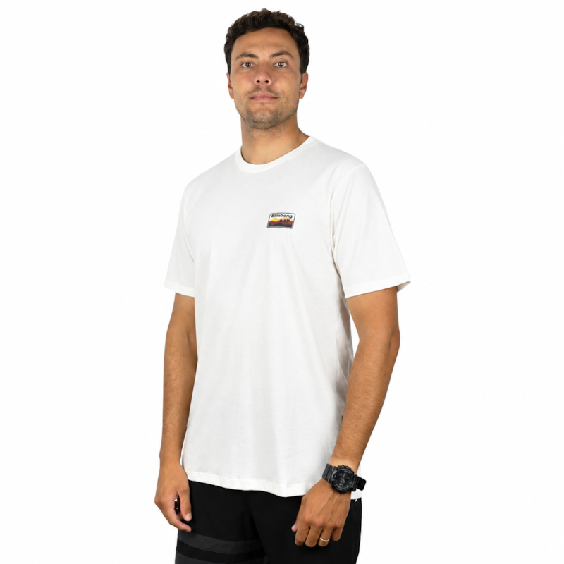 Camiseta Billabong Range Snow White