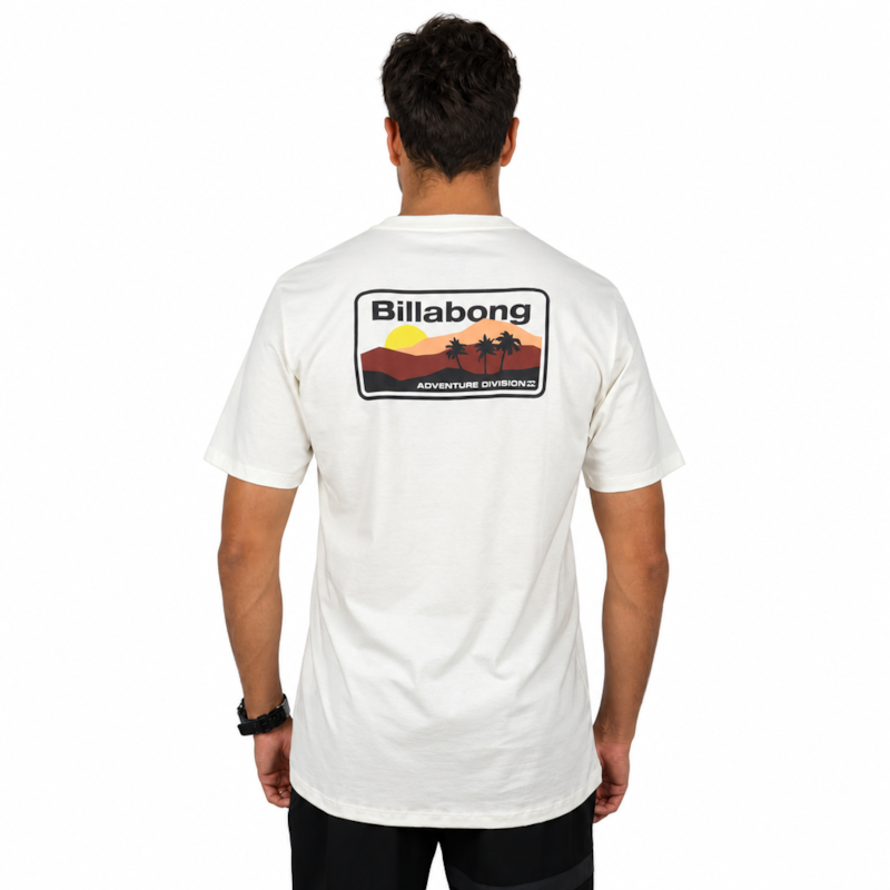 Camiseta Billabong Range Snow White